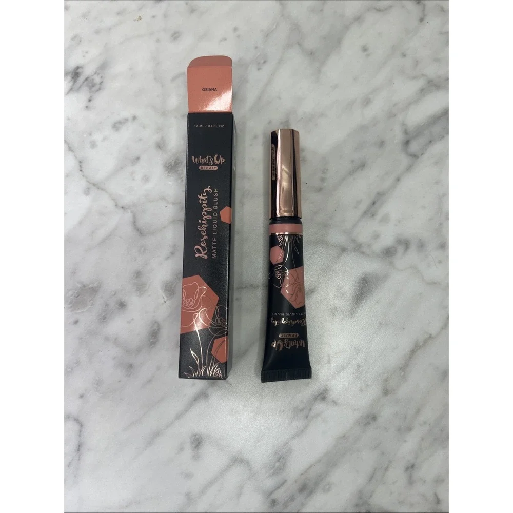 WHAT'S‎ UP BEAUTY Rosehippity Matte Liquid Blush in Osiana 0.4 oz / 12 mL